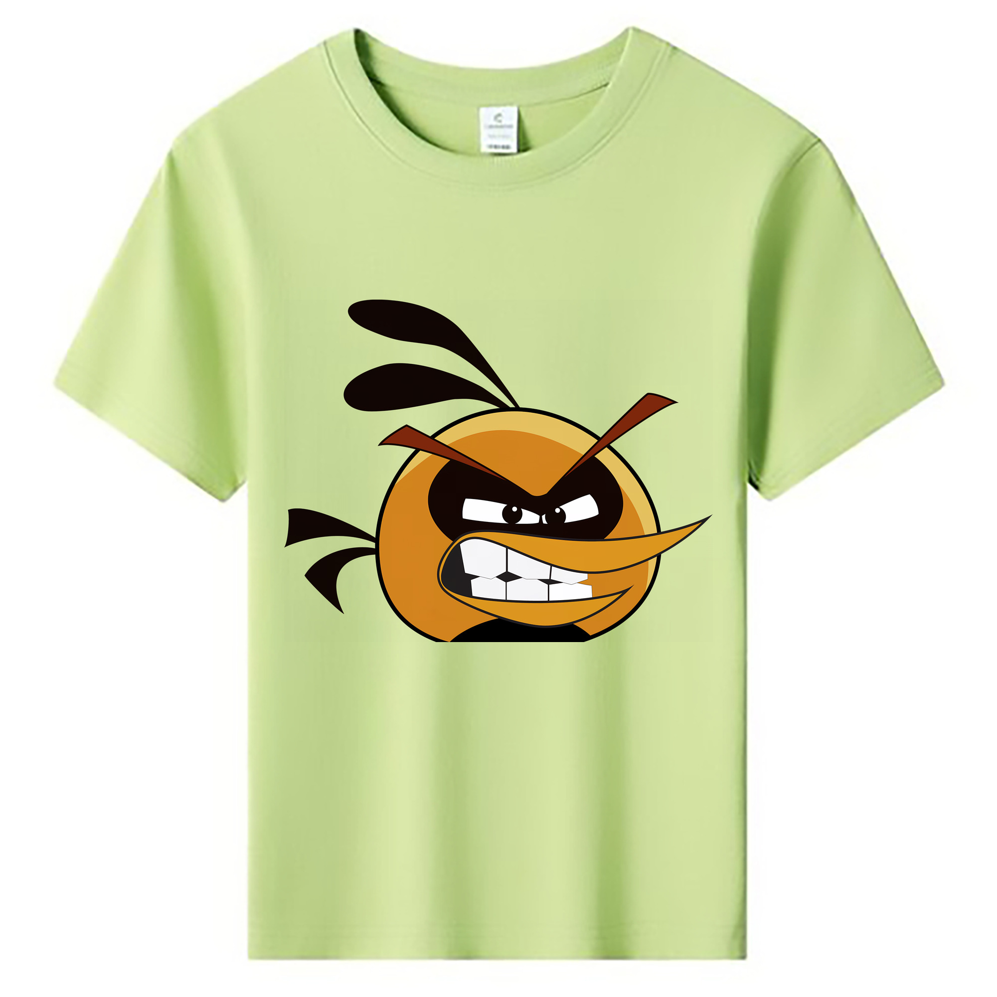 （画像用） Angry Birds アングリーバード 綿100％キッズTシャツ（フロントプリント）